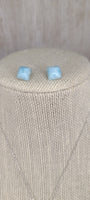 Aretes Cuadrados en Larimar