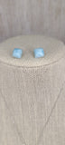 Aretes Cuadrados en Larimar