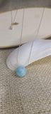 Cadena Esfera en Larimar