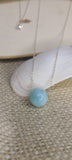 Cadena Esfera en Larimar