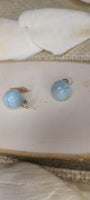 Aretes Esfera Larimar