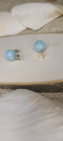 aretes pantallas larimar